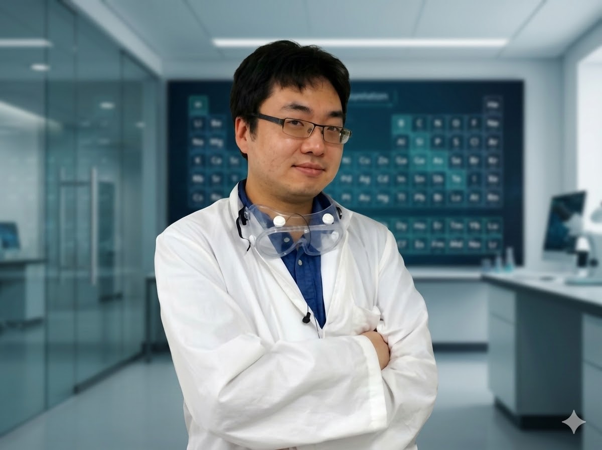 Chemistry glassware in laboratory